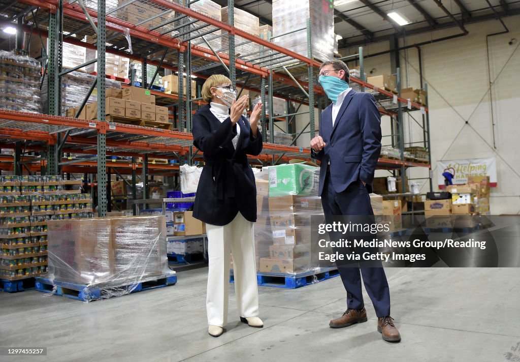 Claire Babineaux-Fontenot CEO Of Feeding America Visits Foodbank In Pennsylvania