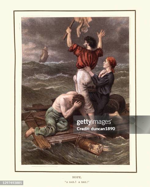 Wooden Raft Rescued 54 Shipwrecked Raft Rescue Stock Photos, High-Res Pictures, and Images ...