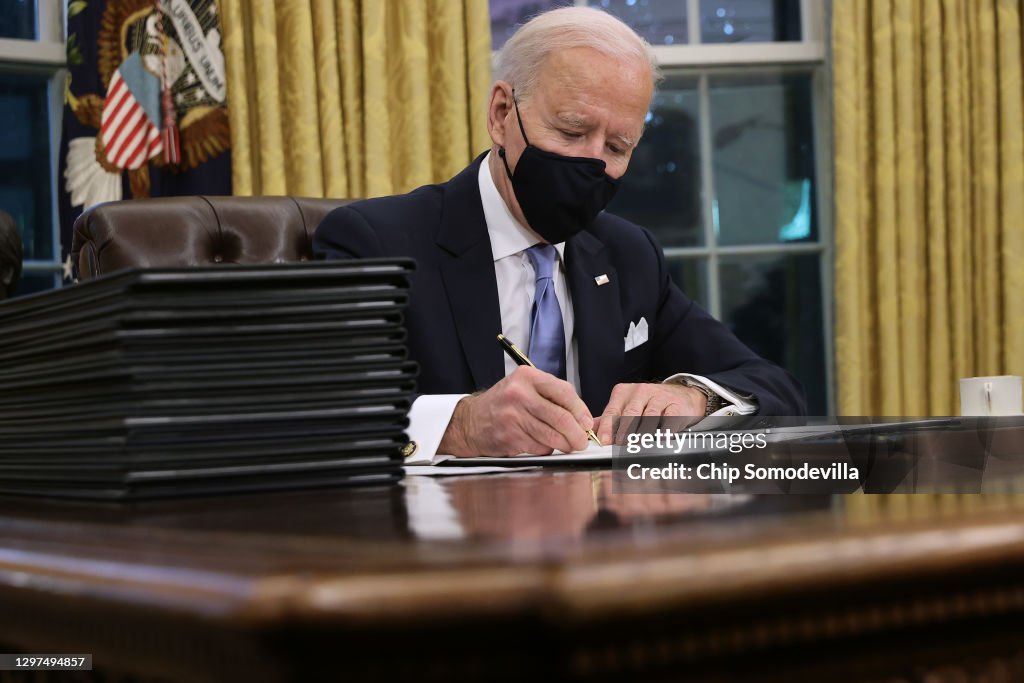 Joe Biden Marks His Inauguration With Full Day Of Events