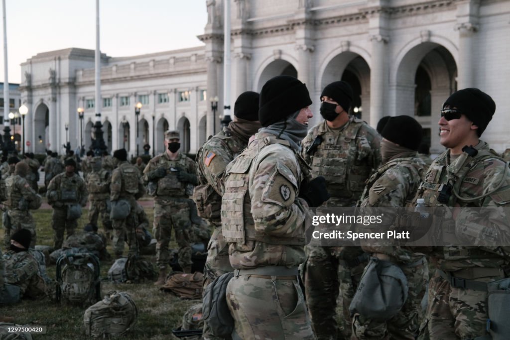 Heavily Guarded Nation's Capital Hosts Presidential Inauguration