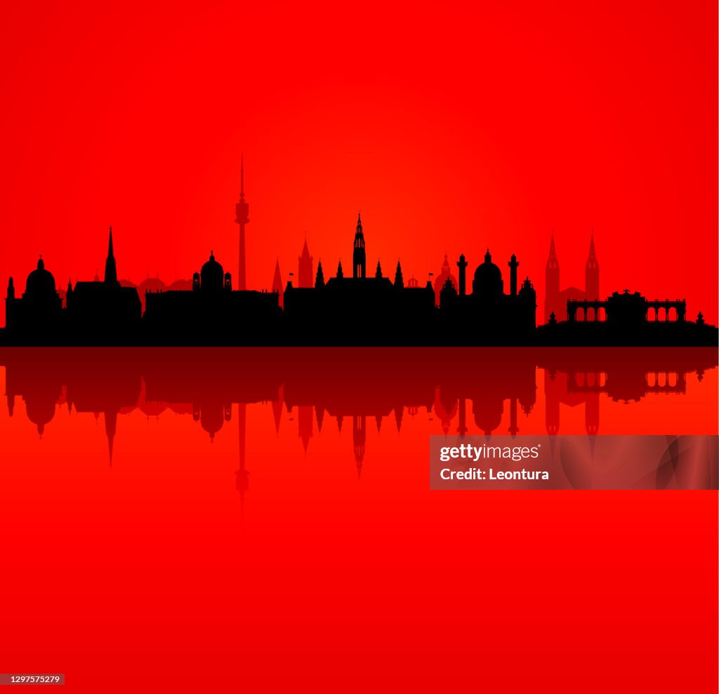 Vienna Skyline (All Buildings Are Complete and Moveable)