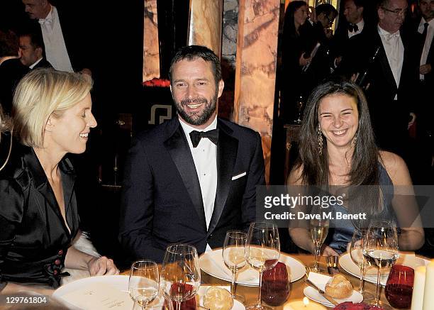 Sydney Ingle-Finch, James Purefoy and Jessica Adams attend 'The Soiree Monegasque' hosted by Roger Dubuis CEO Georges Kern to launch 'Le Monegasque'...