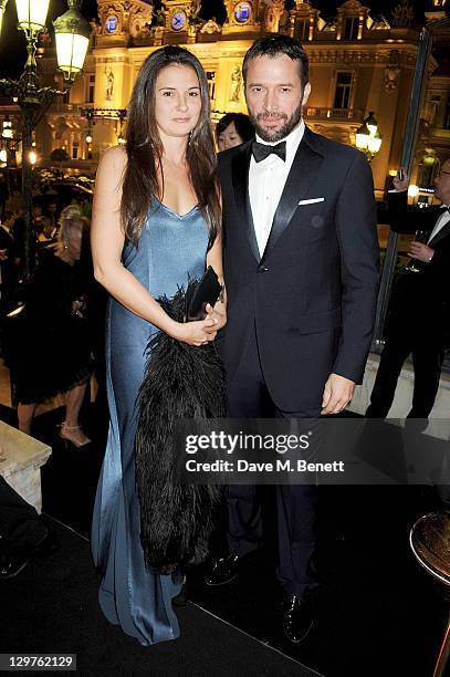 Jessica Adams and James Purefoy attend 'The Soiree Monegasque' hosted by Roger Dubuis CEO Georges Kern to launch 'Le Monegasque' range at the Hotel...
