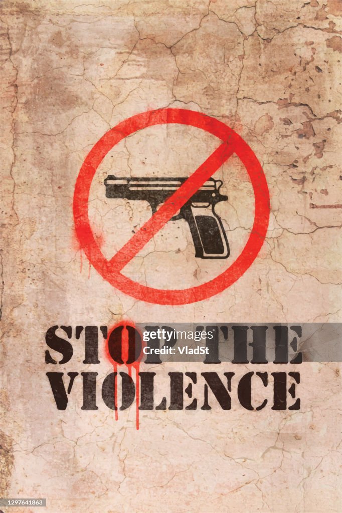 Stop Rework Posters Stop Gang Violence Poster