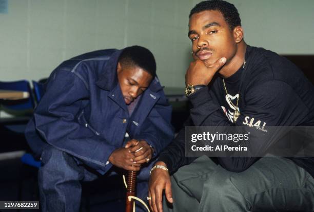 Kurupt and Daz when the Death Row Records label assembles at The Source Awards, held at The Paramount Theater at Madison Square Garden, on August 3,...