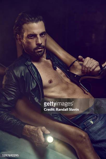 Actor Skeet Ulrich is photographed with model Jayden Robison for Flaunt Magazine on August 26, 2020 in Los Angeles, California. PUBLISHED IMAGE.