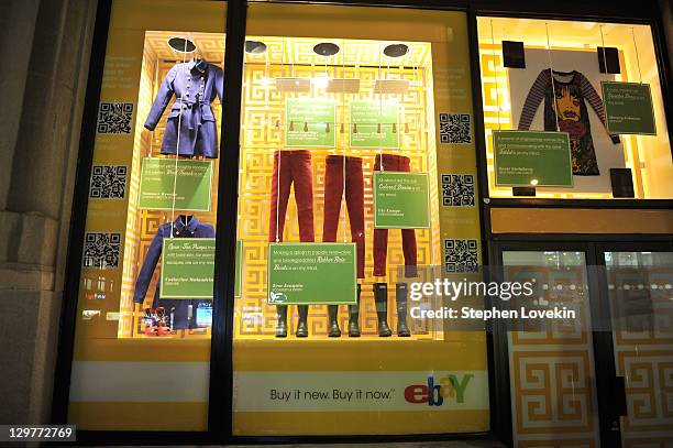 General view of the eBay and Jonathan Adler Inspiration Shop at the Jonathan Adler Store on October 20, 2011 in New York City.
