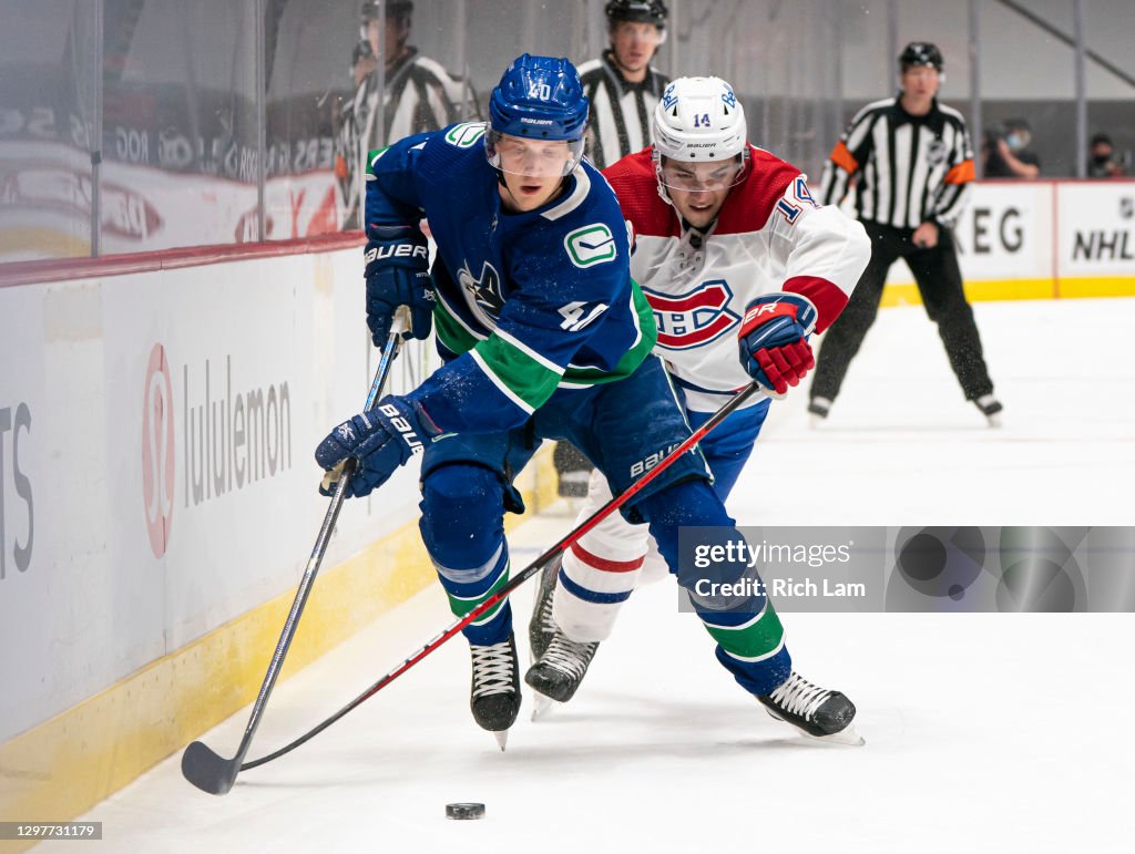 Montreal Canadiens v Vancouver Canucks