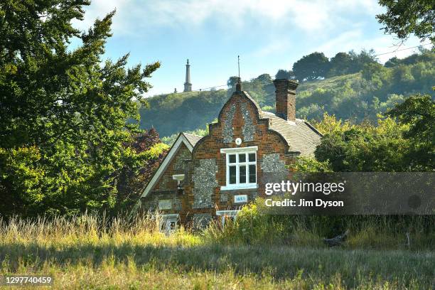 View of the Ellesborough Guide Centre beneath Coombe Hill, by the Chequers estate, on August 04, 2020 in Ellesborough, England.