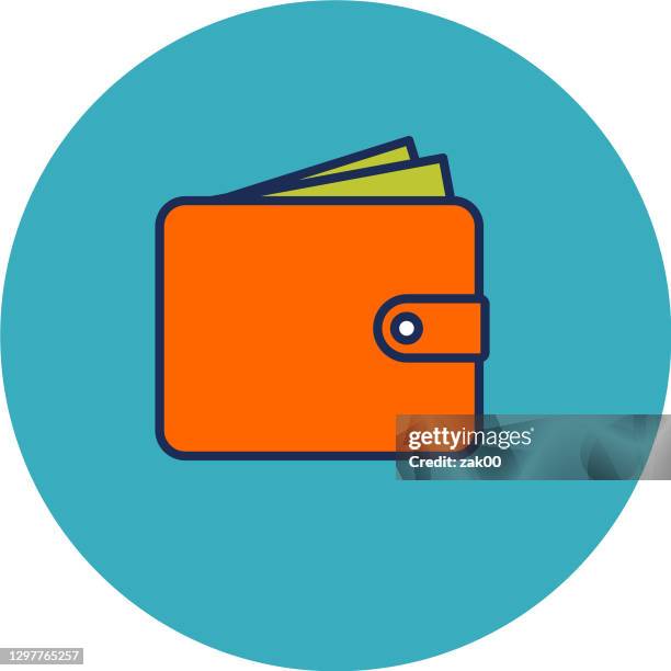 wallet - emblem credit card payment stock illustrations