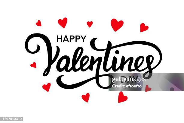 valentines day background with heart pattern. happy valentines day. - handwriting background stock pictures, royalty-free photos & images