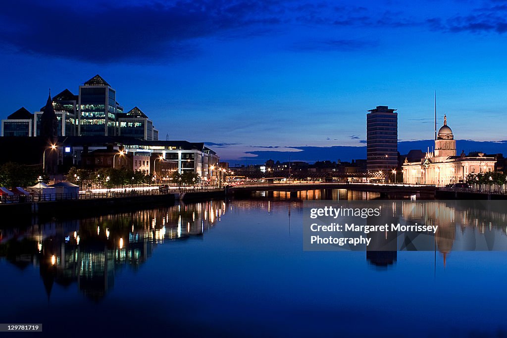 Dublin at dusk