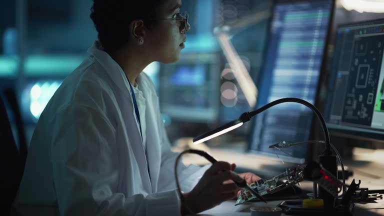 Doe Computer Modern Electronics Research, Development Facility: Black Female ...