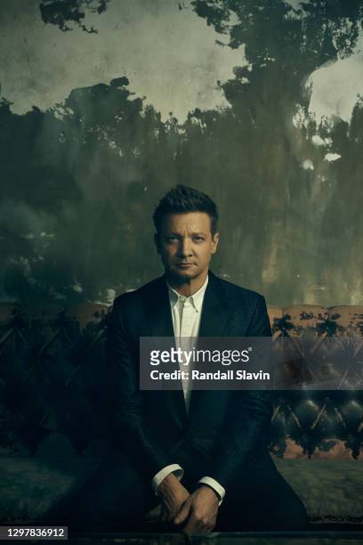 Actor Jeremy Renner poses for a portrait on February 26, 2020 in Los Angeles, California.