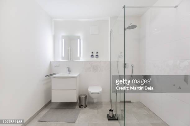 bathroom hdr - domestic bathroom stock pictures, royalty-free photos & images