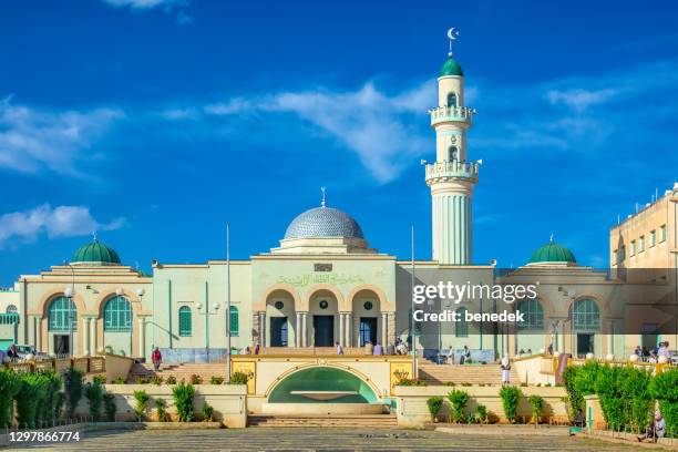 great mosque of asmara eritrea - eritrea stock pictures, royalty-free photos & images