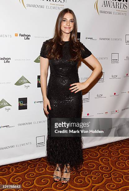 Designer Ariana Rockefeller attends WGSN Global Fashion Awards at Gotham Hall on October 20, 2011 in New York City.
