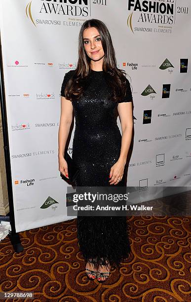 Designer Ariana Rockefeller attends WGSN Global Fashion Awards at Gotham Hall on October 20, 2011 in New York City.