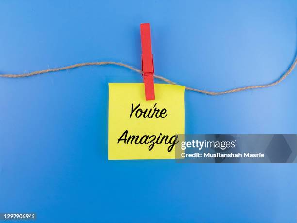 Youre Awesome Note Photos and Premium High Res Pictures - Getty Images