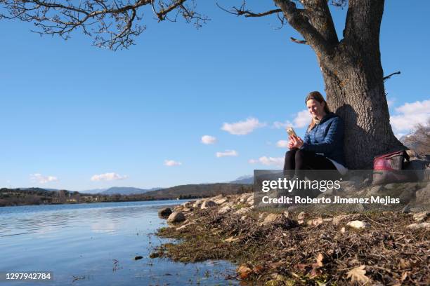 Rest Under Tree Pretty Woman Under Tree Photos and Premium High Res Pictures - Getty Images
