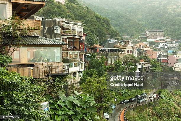 Lush Green Mountain Village Taiwan High-Res Stock Photo - Getty Images