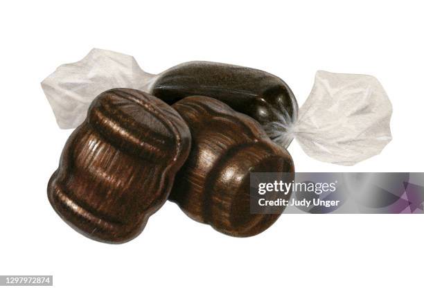 root beer candies - root beer float isolated stock illustrations