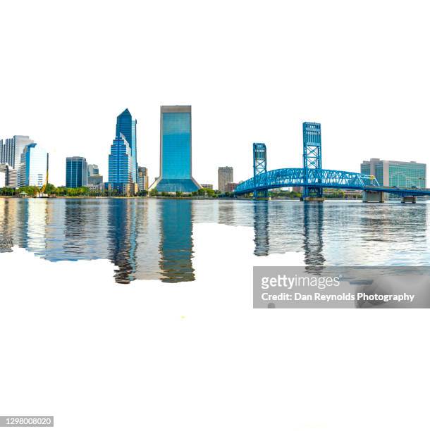 successful business: modern corporate office building with clipping path - jacksonville florida transit stock pictures, royalty-free photos & images