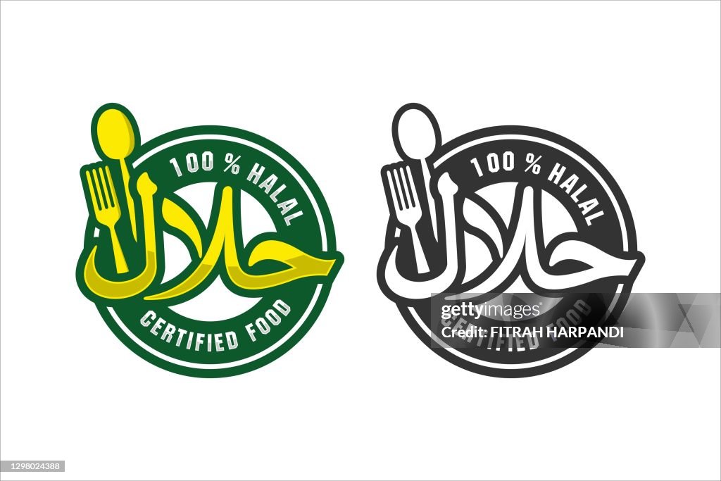 Halal Rice Design Halal Food Design Premium High-Res Vector Graphic - Getty Images