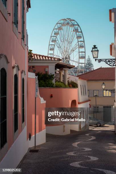 the lovely center of cascais village - cascais stock pictures, royalty-free photos & images