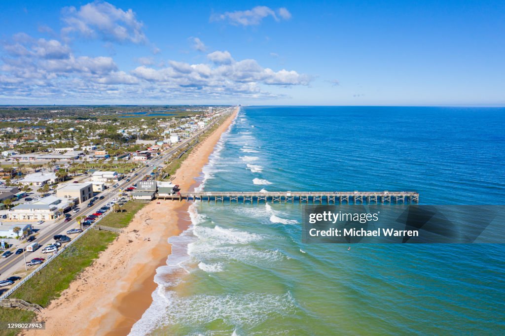 Florida Beach Aerial View