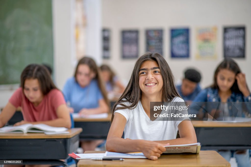 Good Looking Inclass Happy To Be In Class High-Res Stock Photo - Getty Images