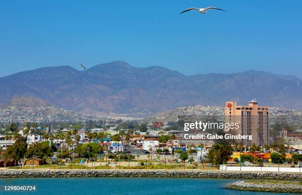 view of ensenada, baja california - ensenada stock pictures, royalty-free photos & images