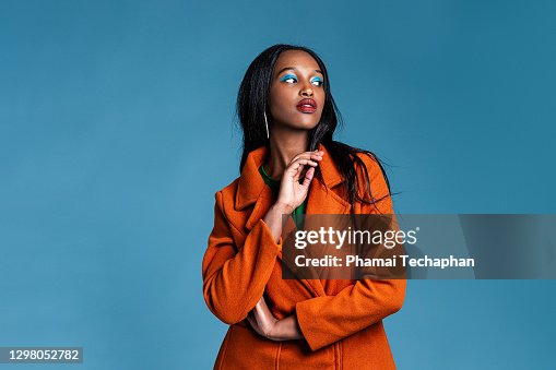 Beautiful woman in trench coat Beautiful woman in trench coat