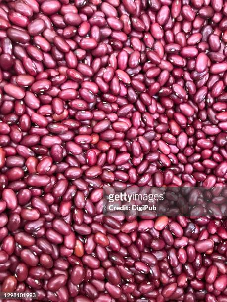 kintoki beans, taishokitoki beans - red beans stock pictures, royalty-free photos & images