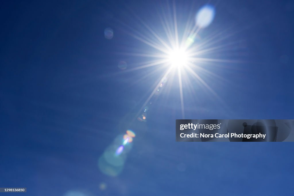 Sunburst With Lens Flare