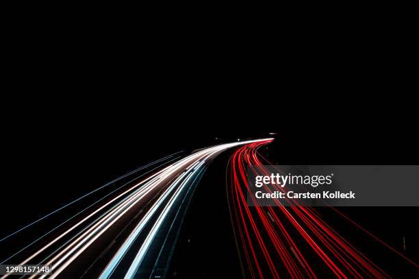 motorway - vehicle light stock pictures, royalty-free photos & images