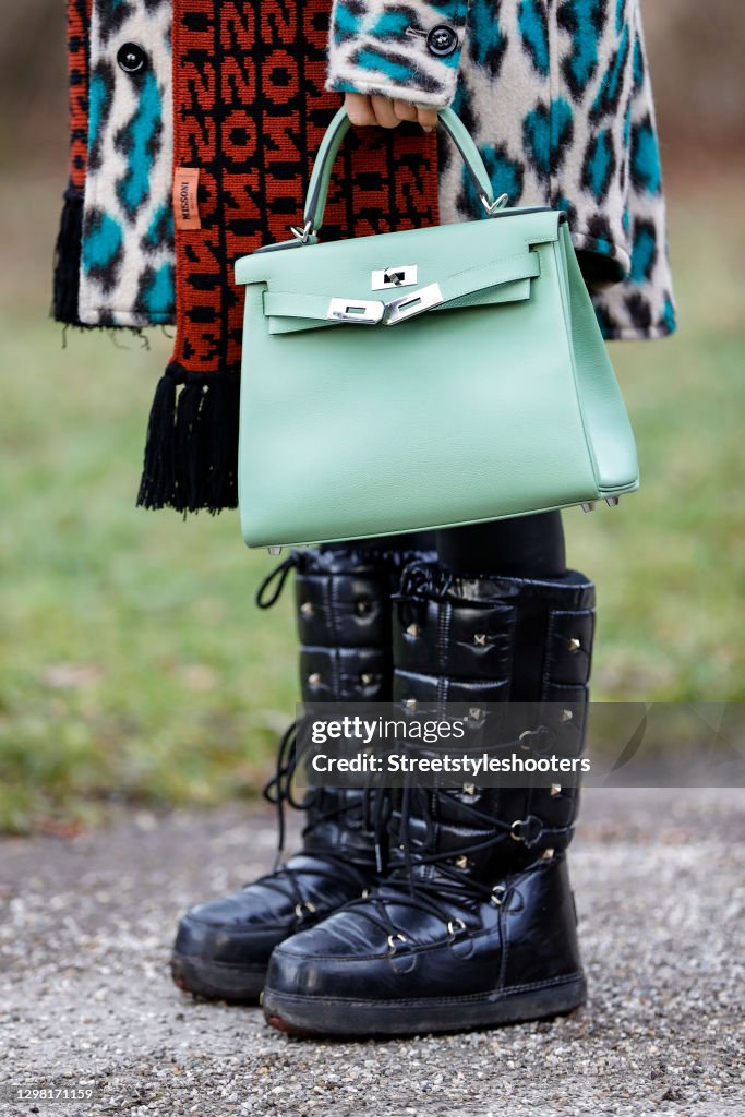 Cathy Hummels Street Style Shooting In Munich