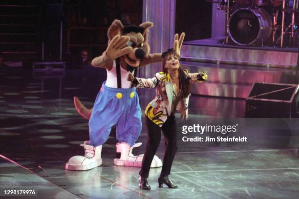 Paula Abdul performs at the Target Center in Minneapolis, Minnesota on November 30, 1991.