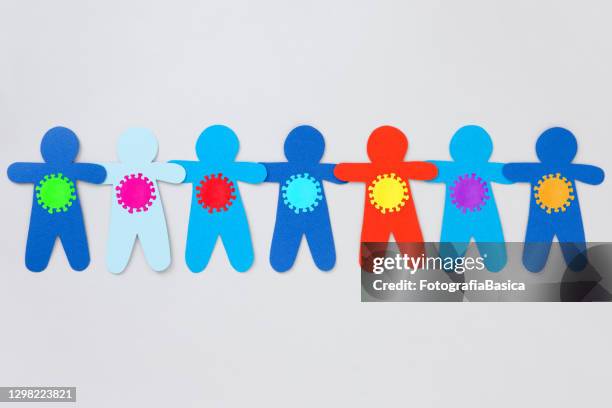 coronavirus infected boys - puppet icon stock illustrations
