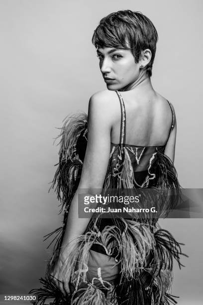 Ursula Corbero is photographed on self assignment during 21th Malaga Film Festival on April 13, 2018 in Malaga, Spain.