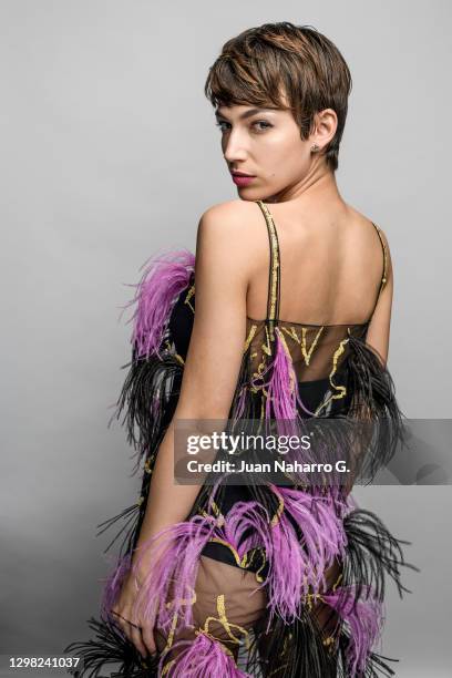 Ursula Corbero is photographed on self assignment during 21th Malaga Film Festival on April 13, 2018 in Malaga, Spain.