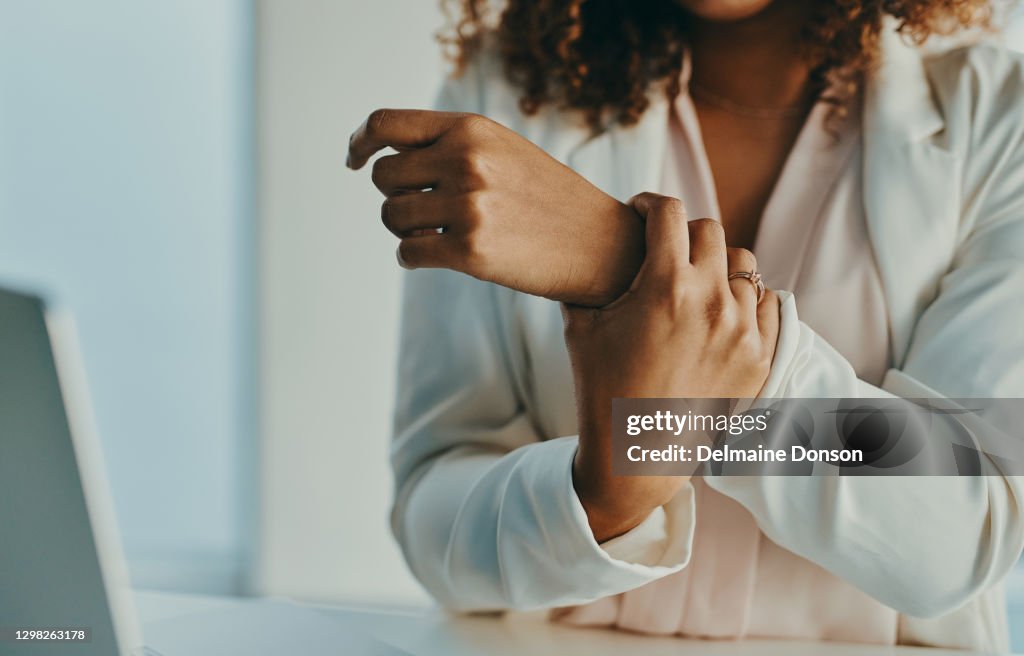 Mein Handgelenk braucht ein bisschen Ruhe