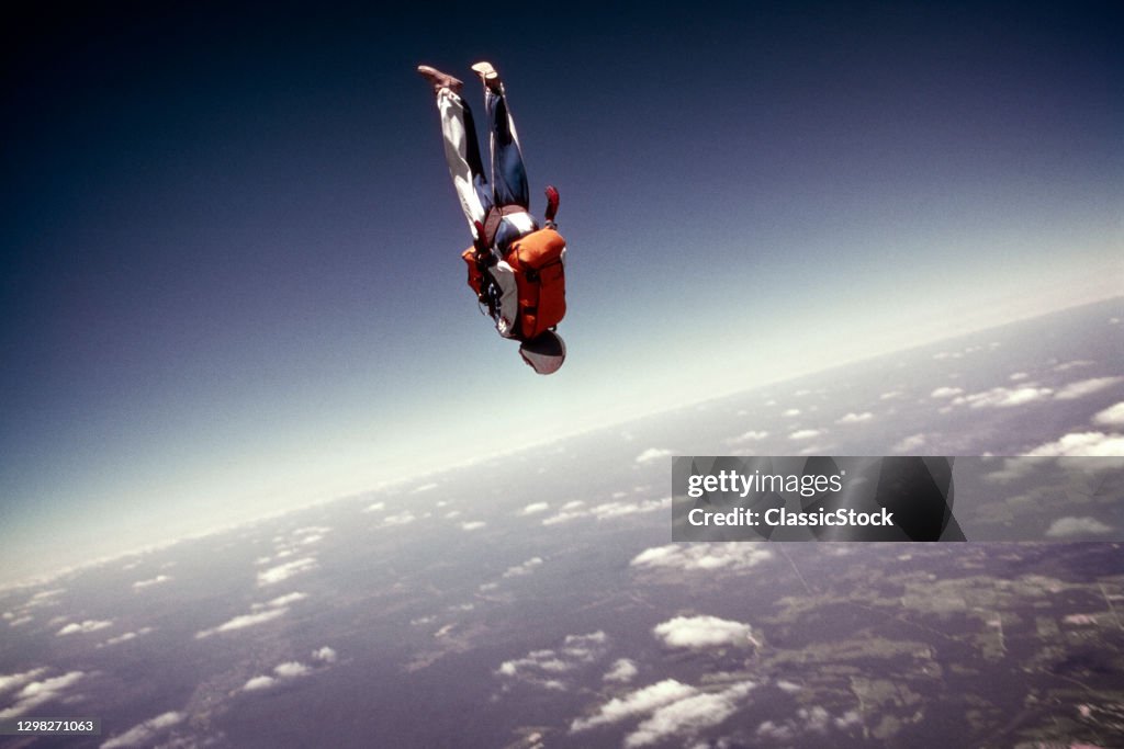 1970s Parachuting