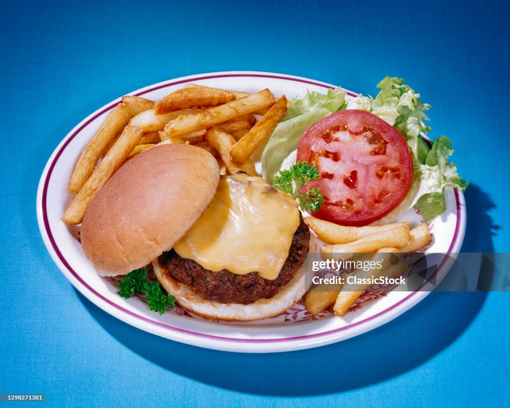 1950s 1960s Cheeseburger