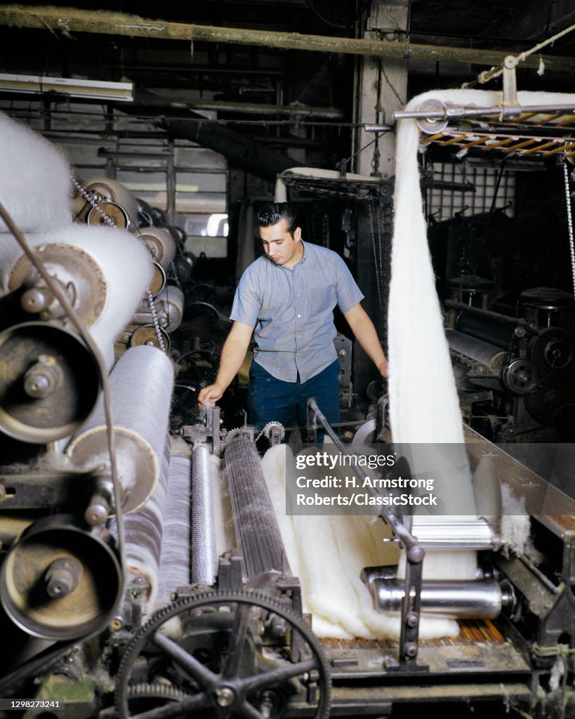 1960s Textile Worker