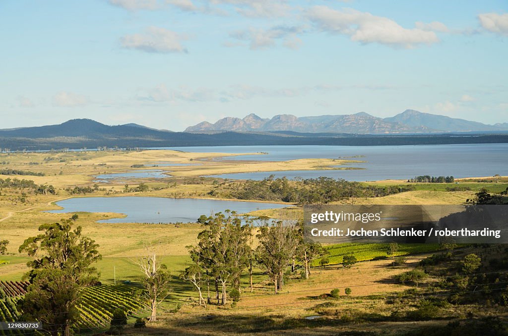 Moulting Lagoon, Great Oyster Bay, Tasmania, Australia, Pacific