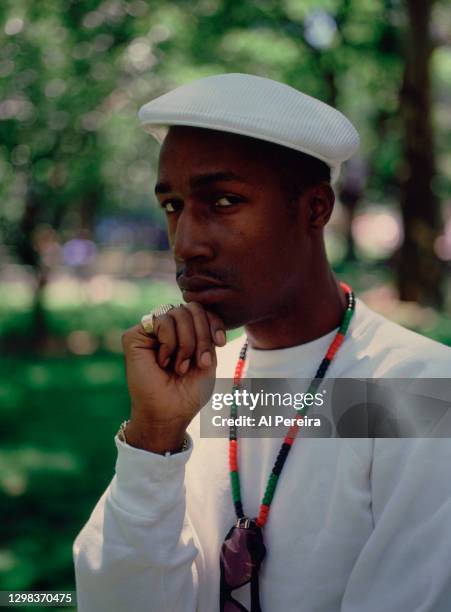 Grandmaster Flash appears in a portrait taken on May 10, 1991 in New York City.