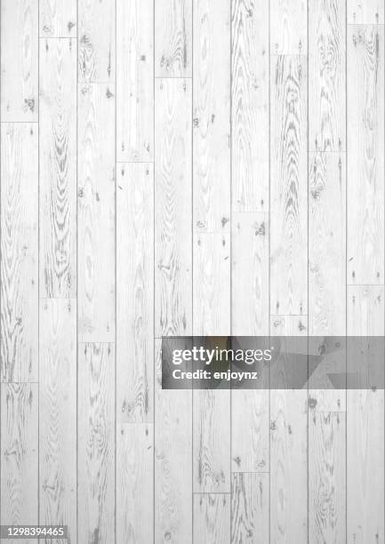 ilustrações de stock, clip art, desenhos animados e ícones de white wooden boards grunge background - veio-de-madeira