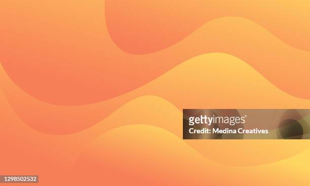 ilustrações de stock, clip art, desenhos animados e ícones de modern abstract yellow and orange gradient colors background - wavy hair