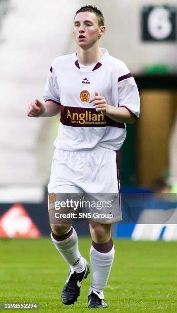 V MOTHERWELL .EASTER ROAD - EDINBURGH.Motherwell youngster Robert McHugh makes his debut as the season comes to an end